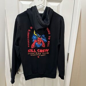 Kill Crew Fighters Club Inner Demons hoodie size
Small black red